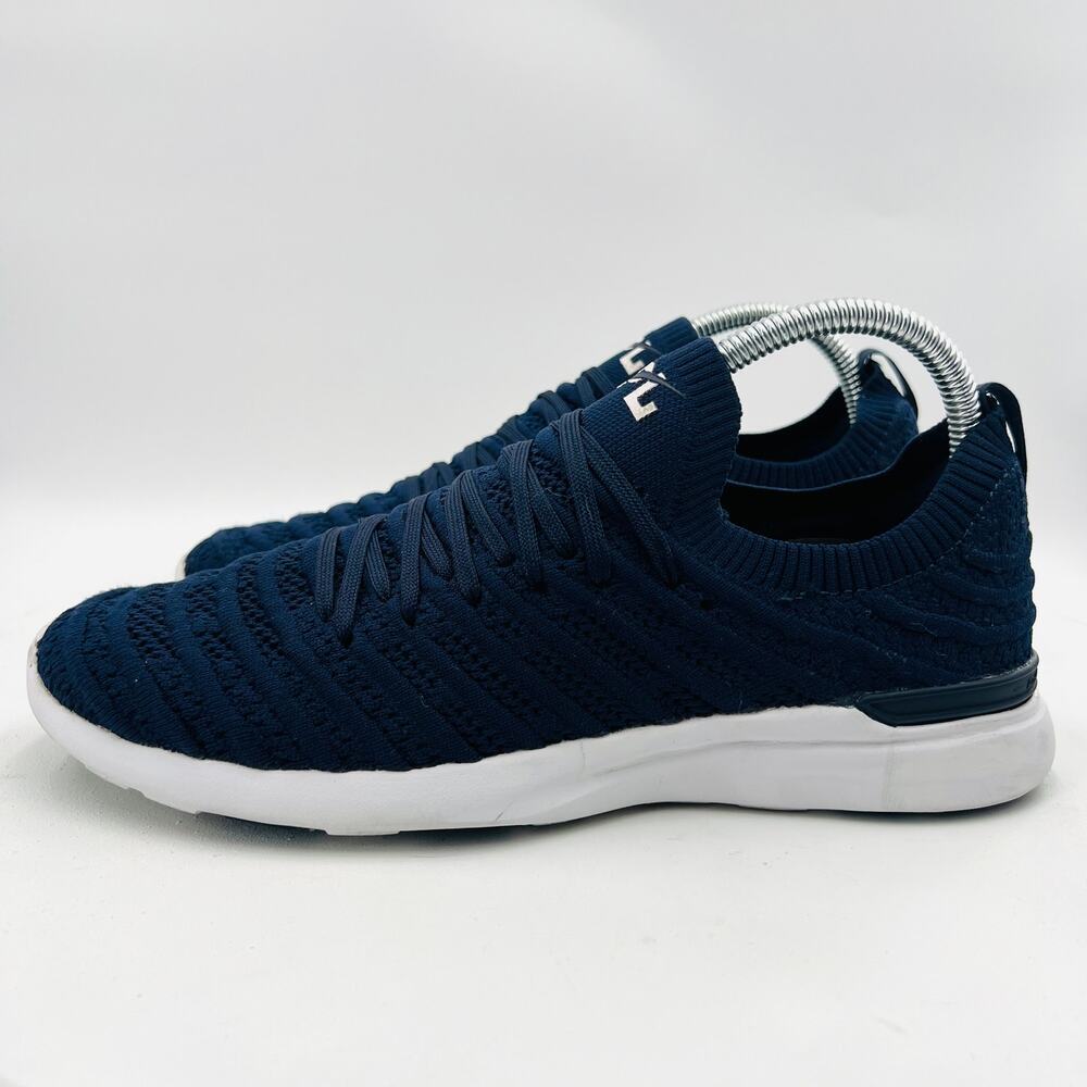 APL Athletic Propulsion Labs TechLoom Wave Logo-Patch Navy Women's Sneakers 7.5 - Picture 7 of 14